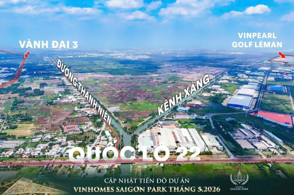 tiến độ dự án vinhomes saigon park