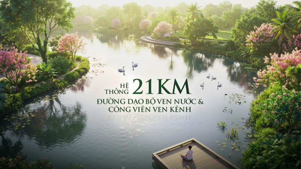 21km đường dạo bộ ven nước