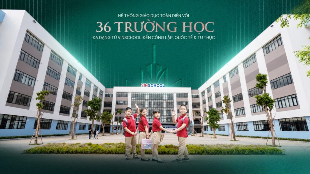 36 trường học trong quần thể giáo dục khu đô thị đại học quốc tế