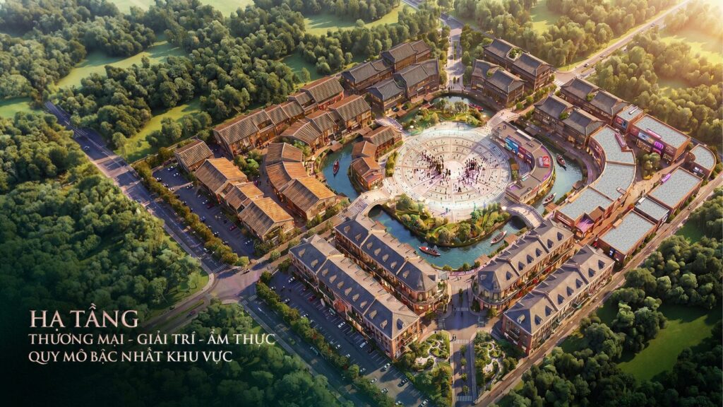 Hạ tầng thương mại - giải trí - ẩm thực quy mô bậc nhất khu vực