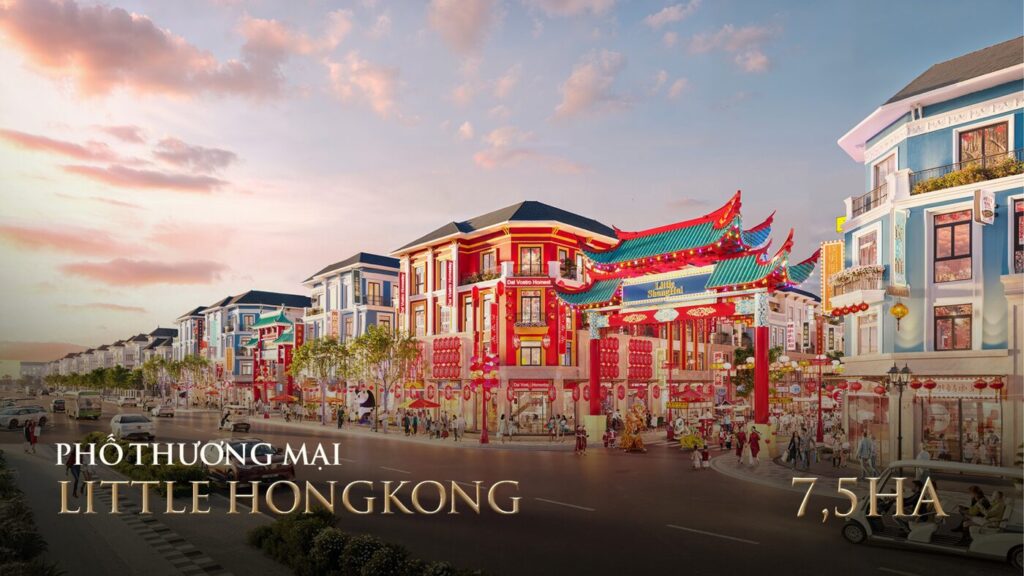 Phố thương mại Little Hongkong 7,5ha khu đô thị đại học quốc tế